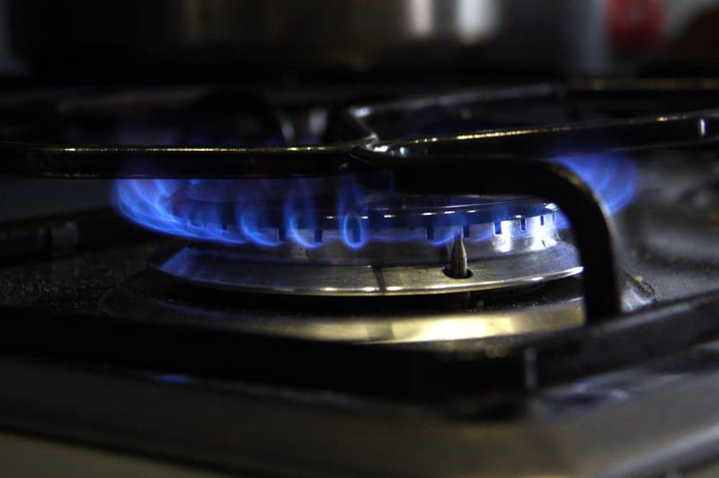 Fogones de gas de una cocina, en una imagen de archivo
