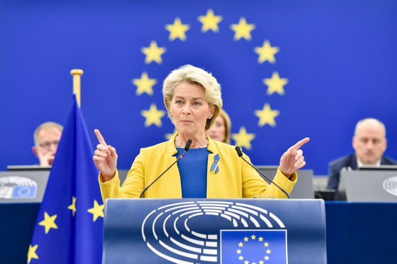 Ursula Von der Leyen, presidenta Comissió Europea, aquest dimecres 