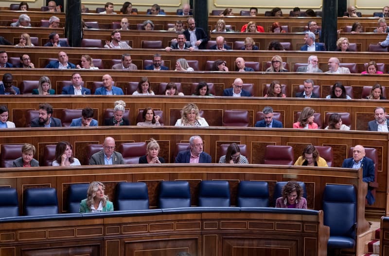 Sesión plenaria en el Congreso de los Diputados