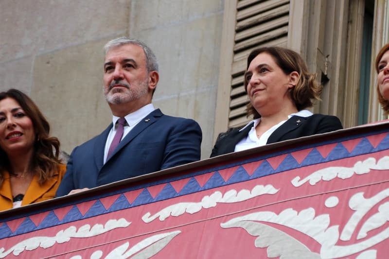 Jaume Collboni i Ada Colau