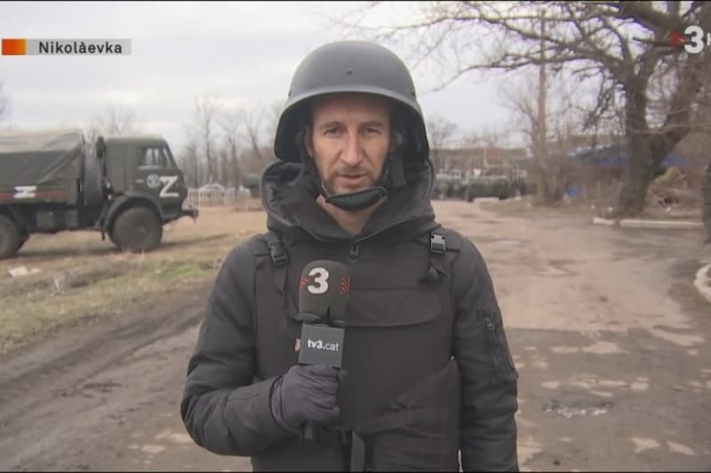 Manel Alías a Ucraïna durant la guerra el 2022 | TV3
