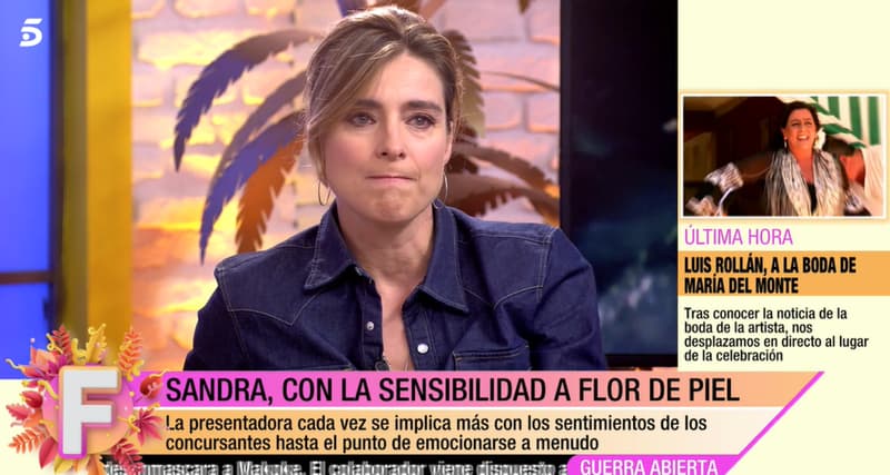 Sandra Barneda en el programa 'Fiesta' | Telecinco
