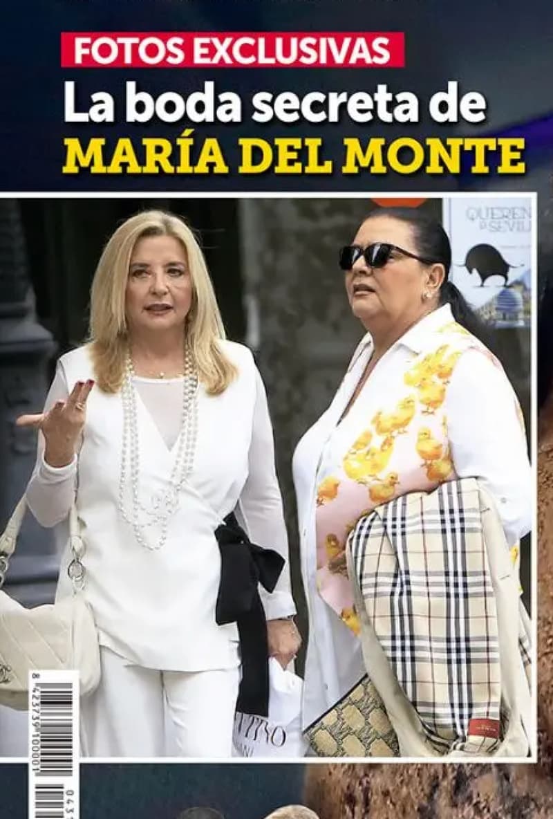 María del Monte i Inmaculada Casal el dia del seu casament | Revista Semana