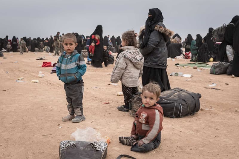 Nens al campament d'Al Hol, a Síria