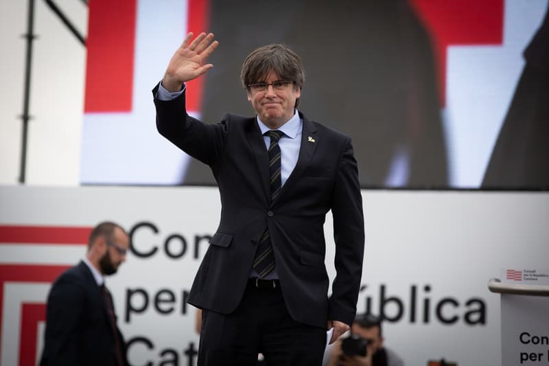 Puigdemont se marchó al exilio el año 2017