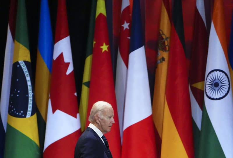 Joe Biden, presidente de los Estados Unidos, a la cumbre del G20 en Bali