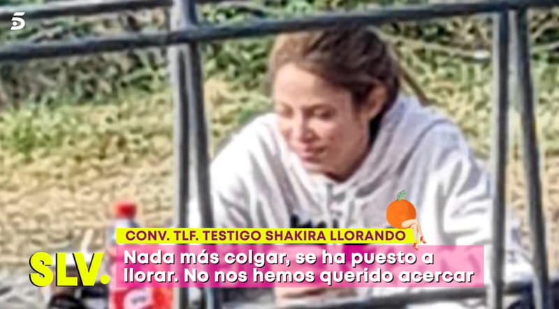 Shakira molt afectada plorant | Telecinco
