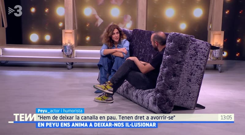 Helena Garcia Melero parla amb en Peyu | TV3