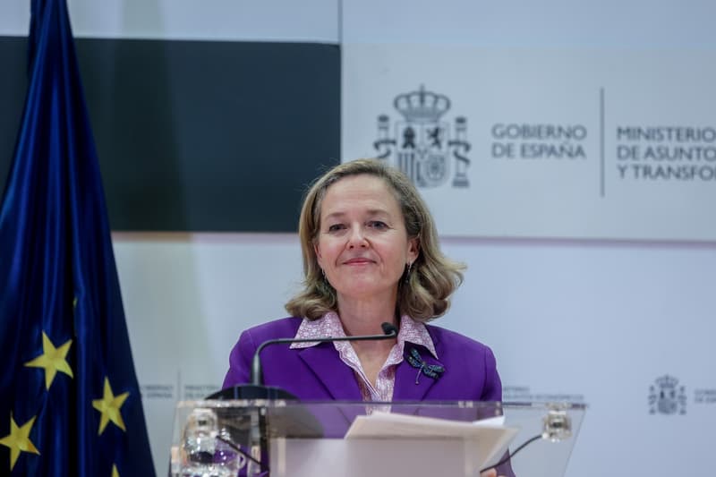 La ministra de Asuntos Económicos y Transformación Digital, Nadia Calviño.