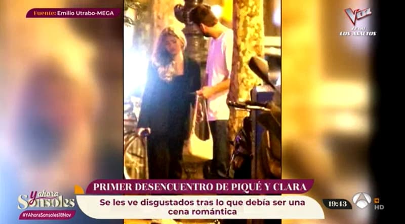 Clara Chia i Gerard Piqué discuteixen a Barcelona | Antena 3