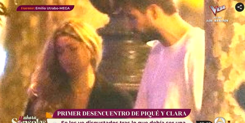 Clara Chia i Gerard Piqué discuteixen a Barcelona | Antena 3