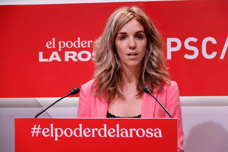 La portavoz de los socialistas, Èlia Tortolero (imagen de archivo)