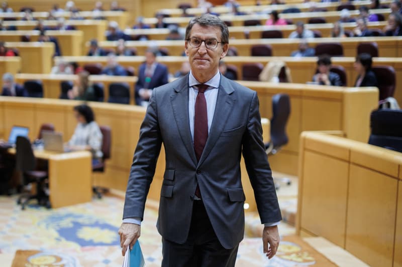 El líder del Partido Popular, Alberto Núñez Feijóo