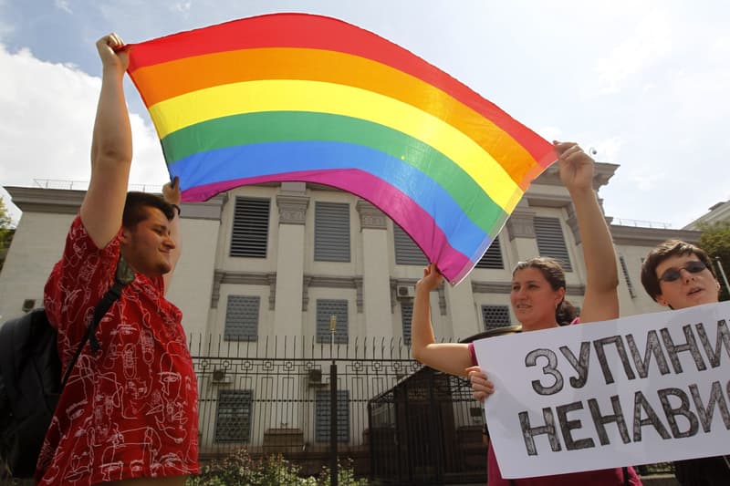 Protestas por los derechos LGBTIQ a Rusia