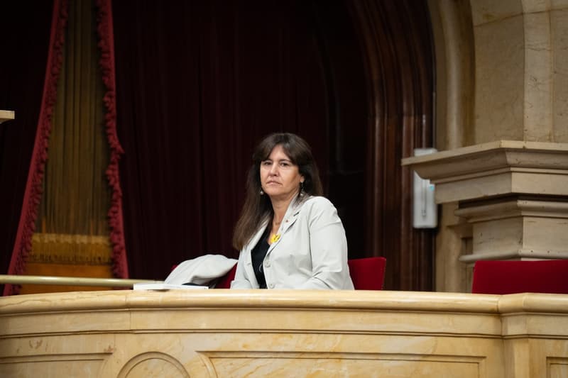 Laura Borràs al Parlament de Catalunya