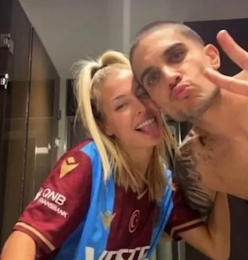 Marc Bartra y Jessica Goicoechea, en el vídeo eliminado de Instagram | Instagram