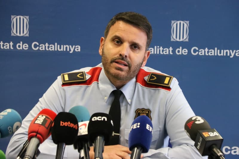 Josep Naharro, jefe de la división de Investigación Criminal de los Mossos en Barcelona