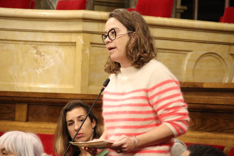 Eulàlia Reguant, diputada de la CUP, al Parlament