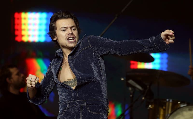 el cantante Harry Styles en un concierto en Londres, Reino Unido