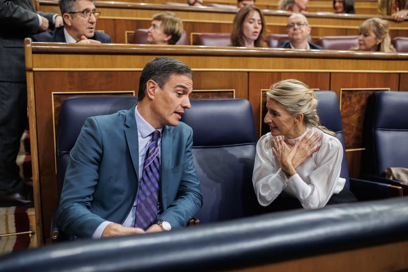 Els dos líders del govern espanyol de coalició
