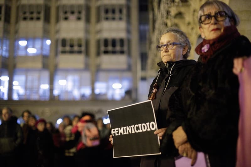  Mobilització a Lugo per l'assassinat de Cristina Cabo l'1 de desembre