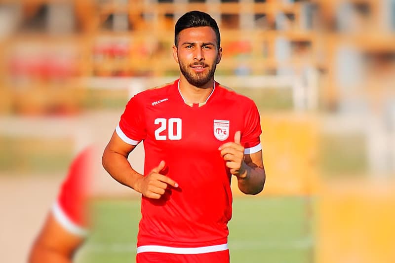 El futbolista iranià Amir Nasr-Azadani