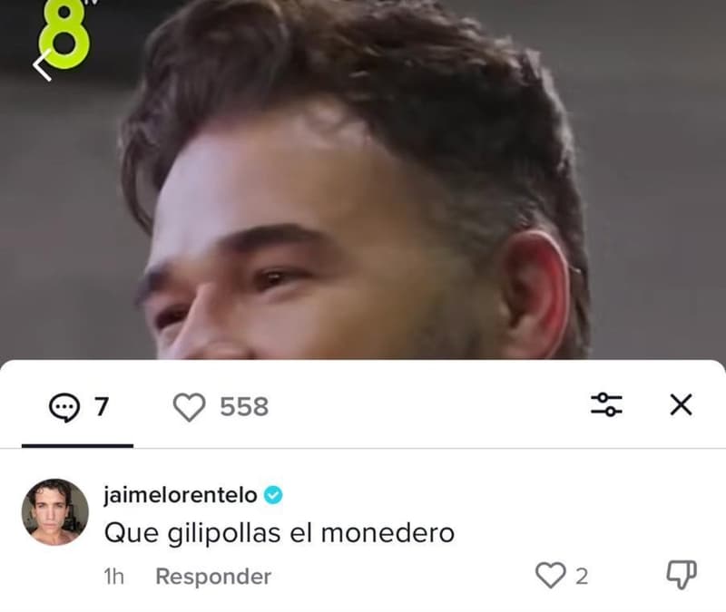 Jaime Lorente insulta Juan Carlos Monedero a TikTok | 8tv