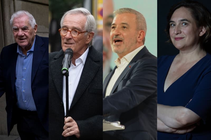 Los principales candidatos alcaldables en las próximas elecciones de Barcelona