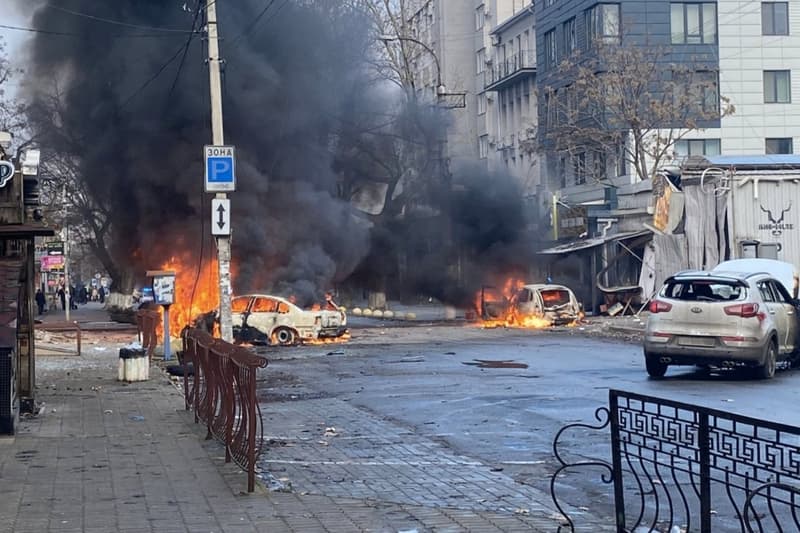 L'atac amb míssils al centre de la ciutat ucraïnesa