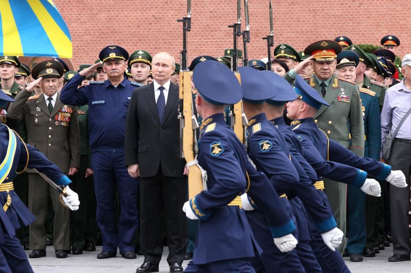 Desfilada de soldats a Rússia