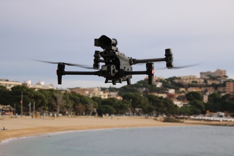 El dron de Sant Feliu de Guíxols