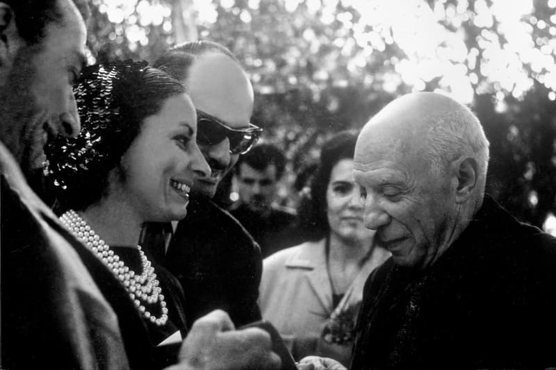 Harold Gramatges amb Alicia Alonso i Pablo Picasso, Niza, França