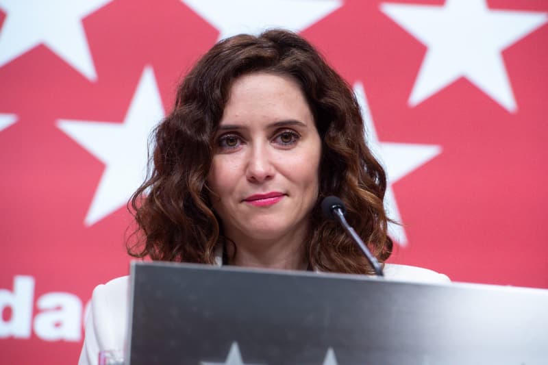Isabel Díaz Ayuso, presidenta de la Comunidad de Madrid por el PP