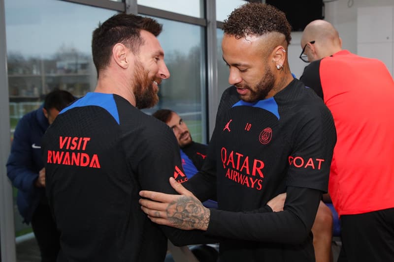 Messi y Neymar en las instalaciones del PSG