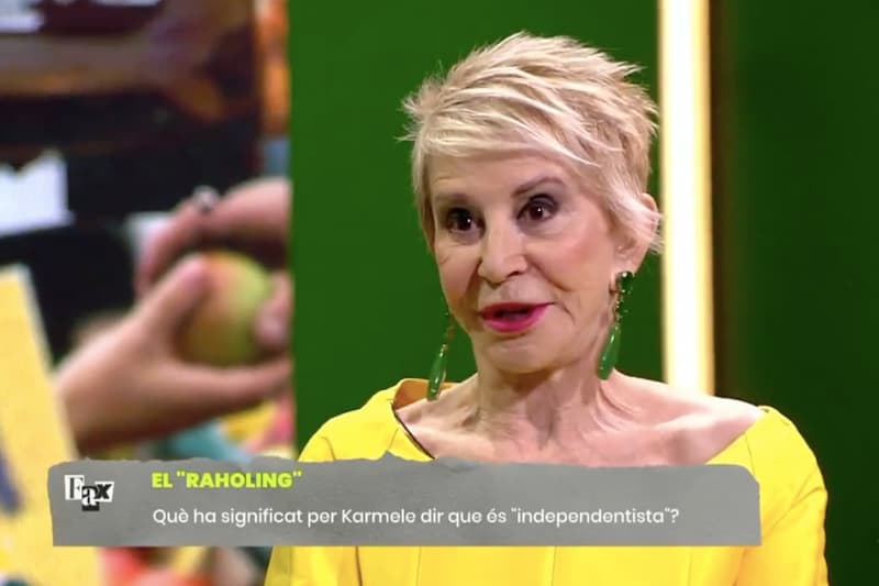 Karmele Marchante en el programa 'El FAX' | 8tv