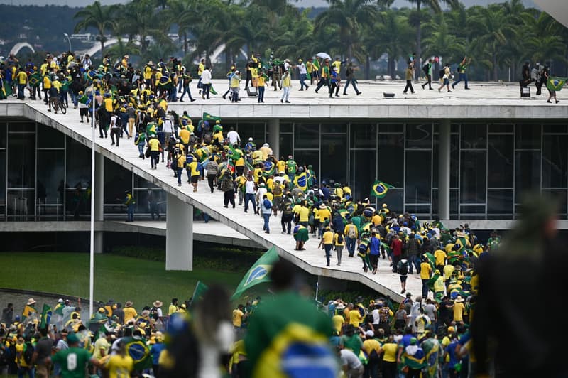 Manifestantes en el Congreso Nacional de Brasil | EFE