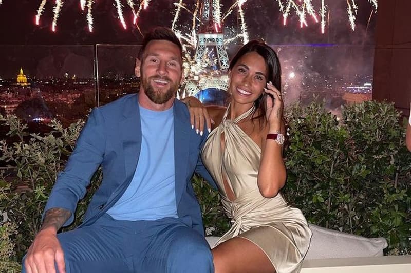 Leo Messi i Antonela Roccuzzo, en una imatge de les seves xarxes socials