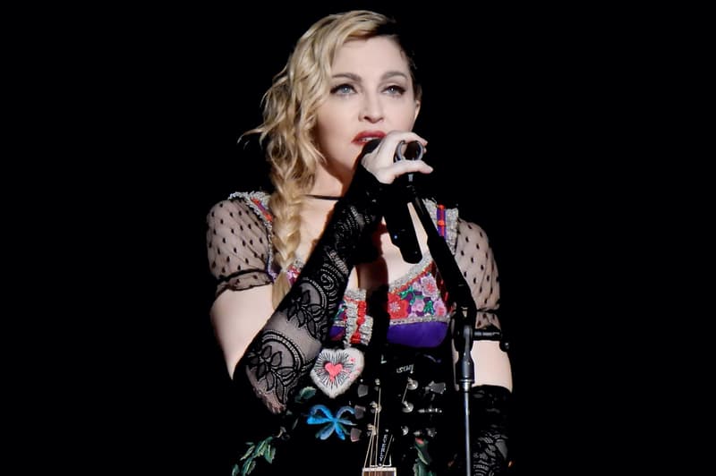 Madonna en un concierto en 2015