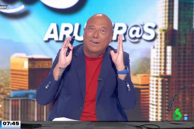 Alfons Arús, al seu programa de televisió