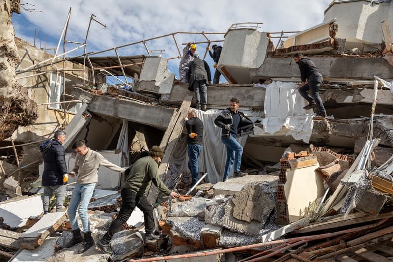 Edificios derribados en Turquía