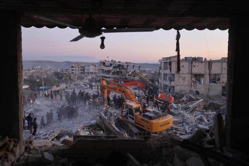Una visió general de la destrucció provocada pel terratrèmol mortal que va esquinçar la frontera turco-síria.