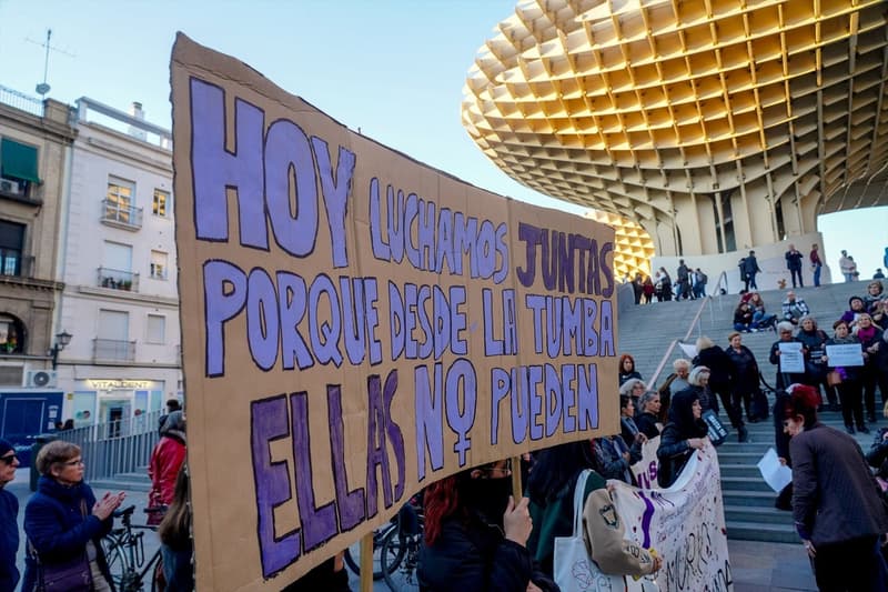 Manifestació 8M a Sevilla
