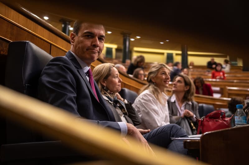 Membres del govern espanyol al Congrés de Diputats