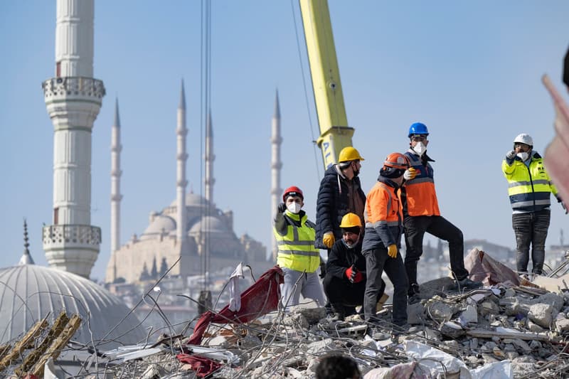 Equip de rescat a Kahramanmaras, Turquia