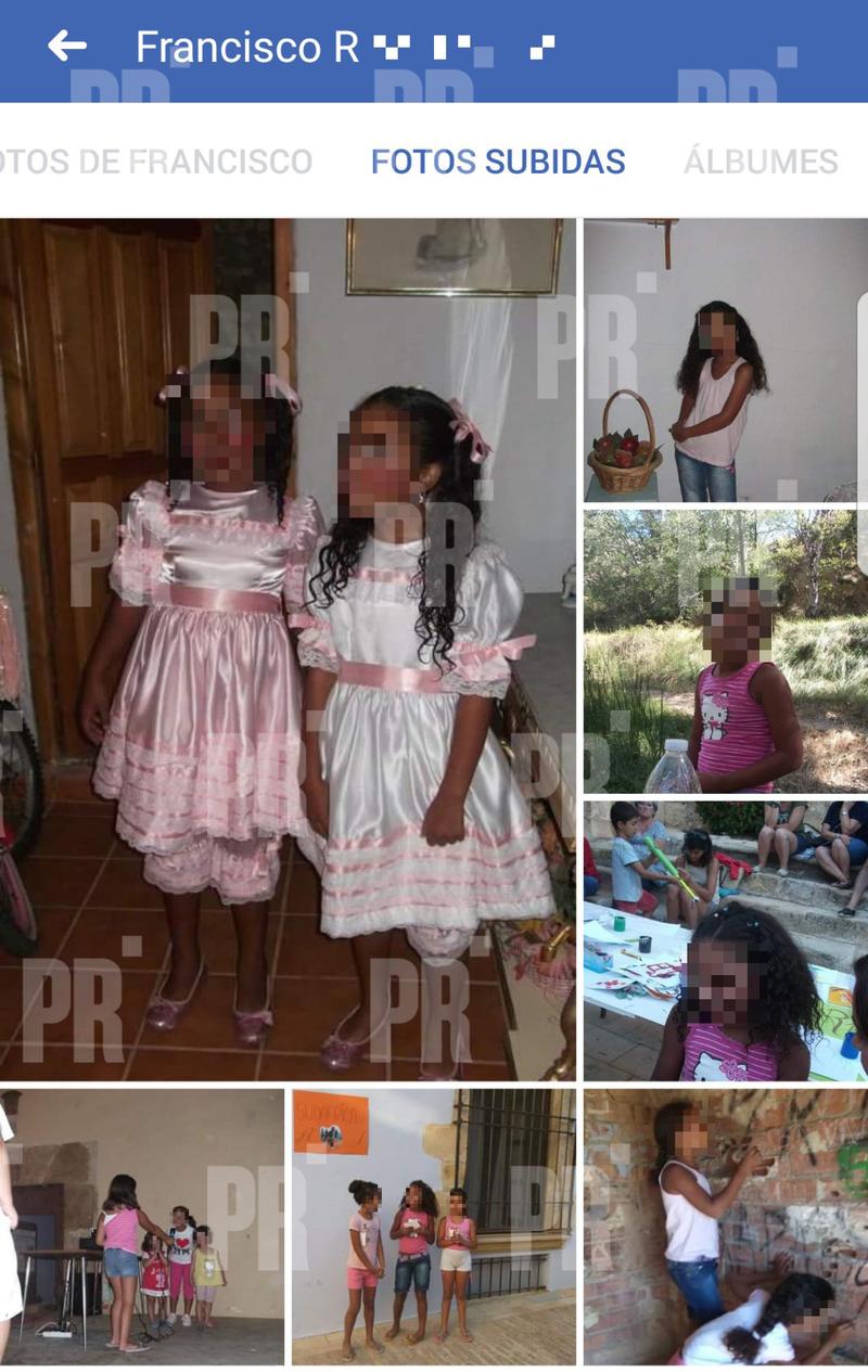 Imagenes de las niñas saharauis acogidas en la casa de Francisco R.T. | Captura de pantalla de Principal