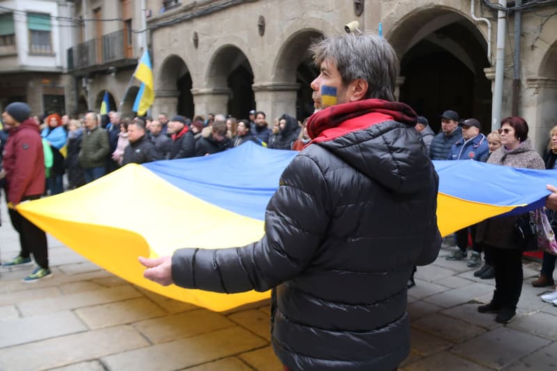 Concentración para|por Ucrania en Guissona | ACN