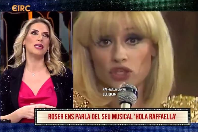 Roser recorda el mal tràngol amb Raffaella Carrà