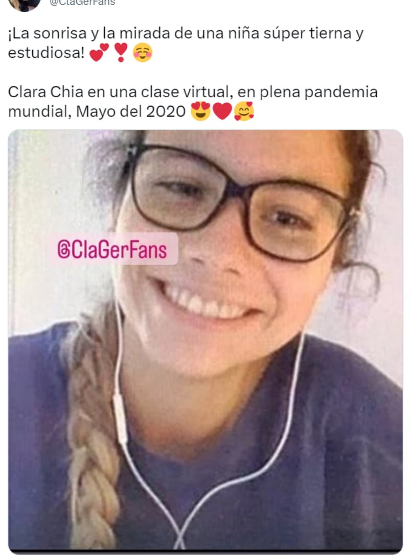 Clara Chía abans de ser parella de Gerard Piqué | Twitter