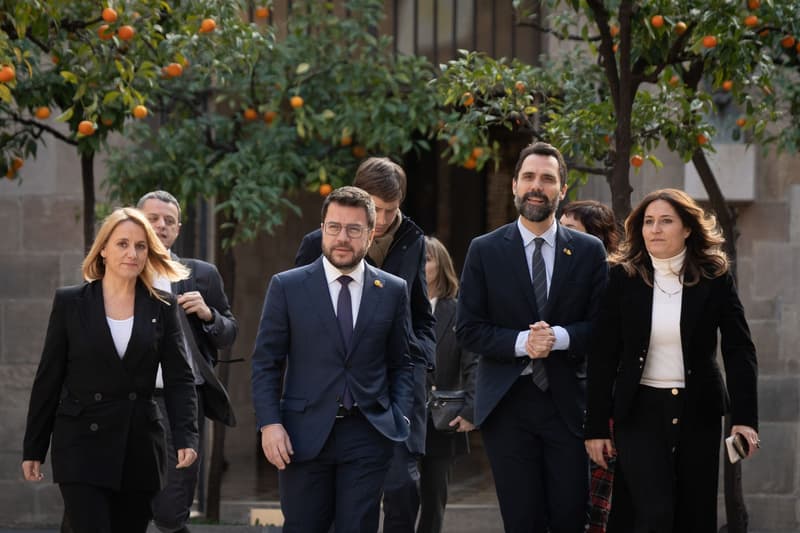 Membres del Govern de Pere Aragonès, president de la Generalitat