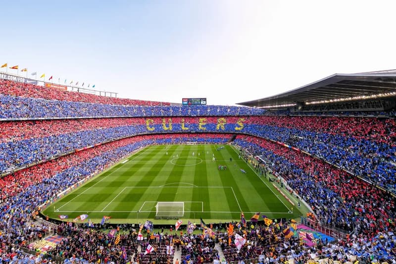 Mosaico durante un Barça Madrid